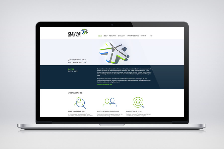 Website - Contao Referenz - Clevias