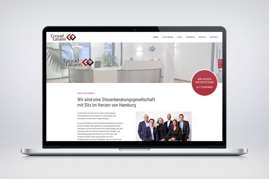 Conrad Lahann & Partner - Contao Website