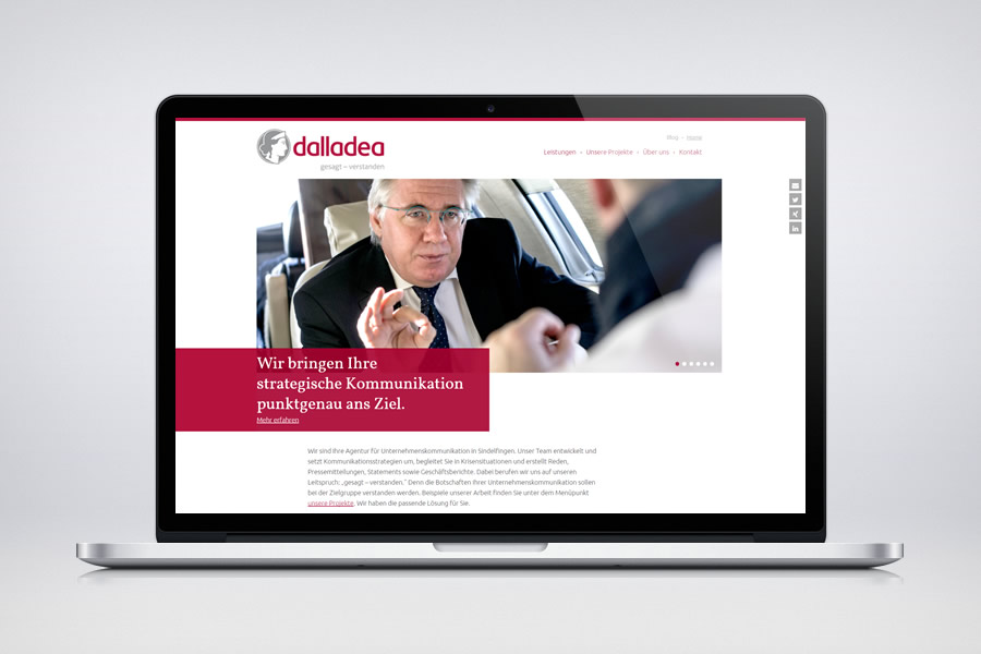 Website - Contao Referenz - Dalladea