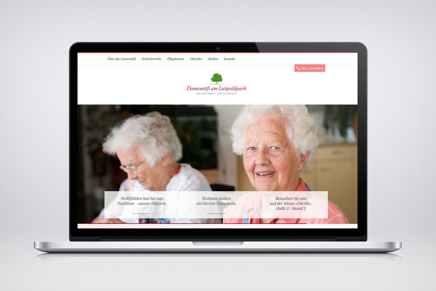 Website - Contao Referenz - Damenstift