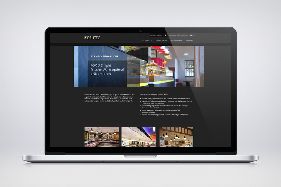 Website - Contao Referenz - DRUTEC