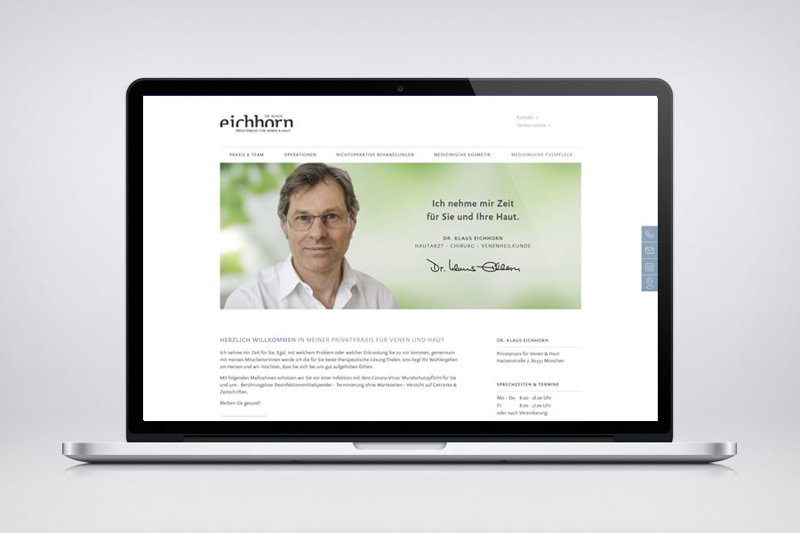 Website - Contao Referenz - Dr. Klaus Eichhorn