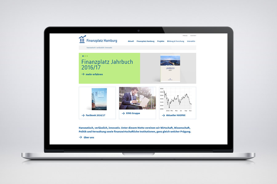 Website - Contao Referenz - Finanzplatz Hamburg
