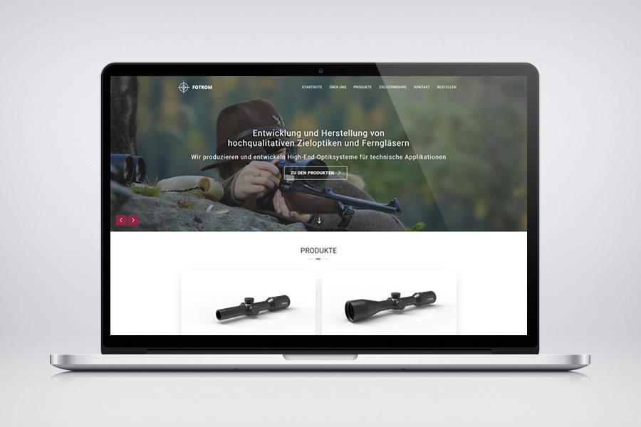 Website - Contao Referenz - Fotrom