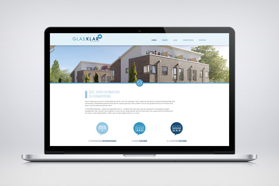 Website - Contao Referenz - Glas Klar Norderstedt