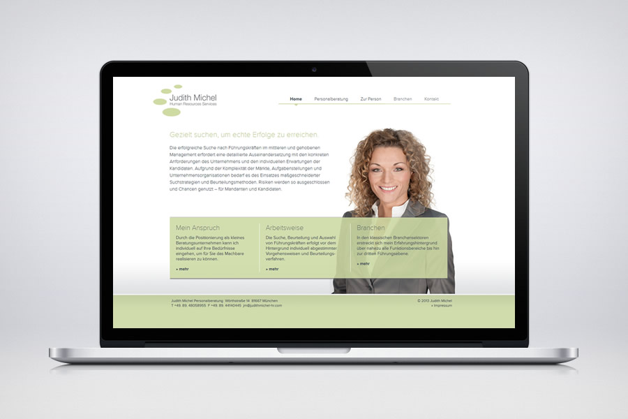 Judith Michel - Contao Website