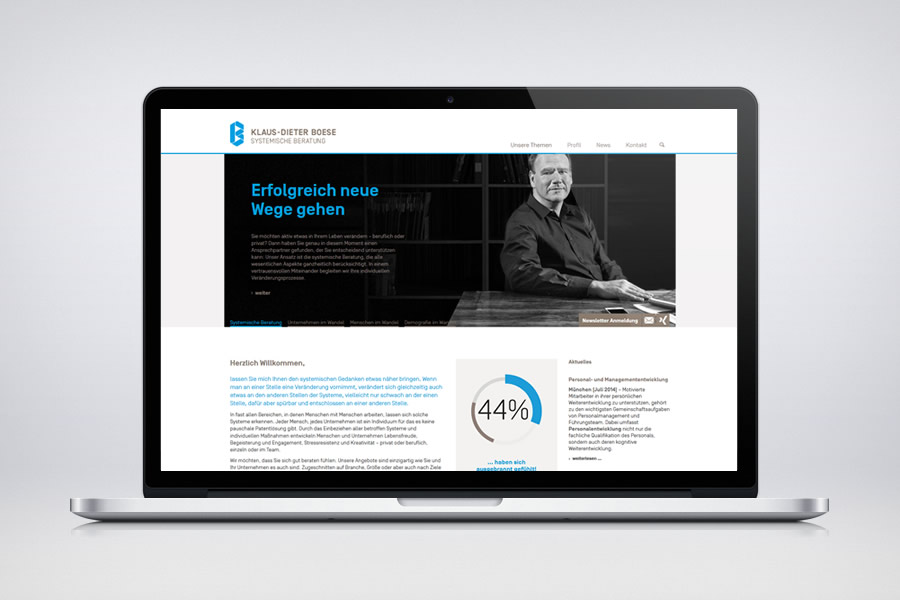 Website - Contao Referenz - Klaus-Dieter Böse - Systemische Beratung