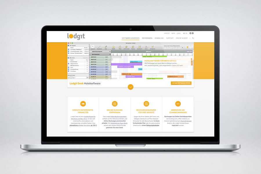Website - Contao Referenz - Lodgit Hotelsoftware