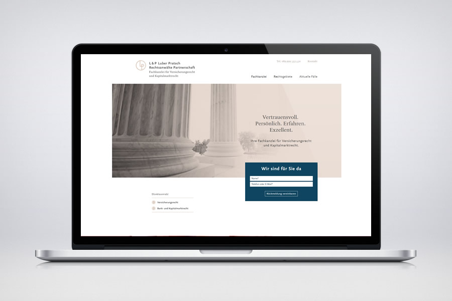 Luber & Pratsch Rechtsanwälte - Responsive Contao Website
