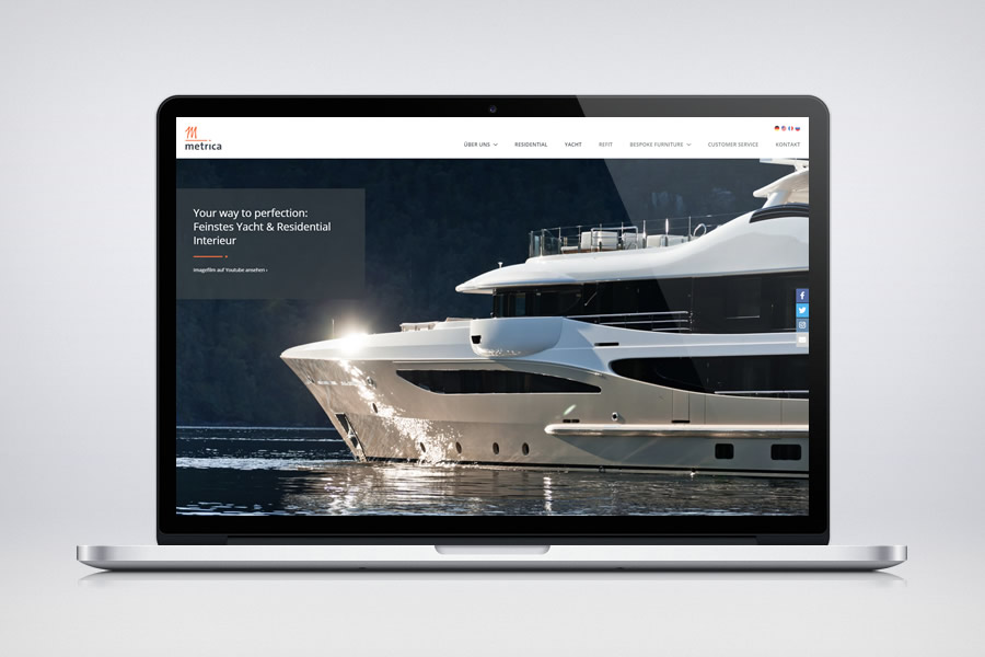 Website - Contao Referenz - Metrica