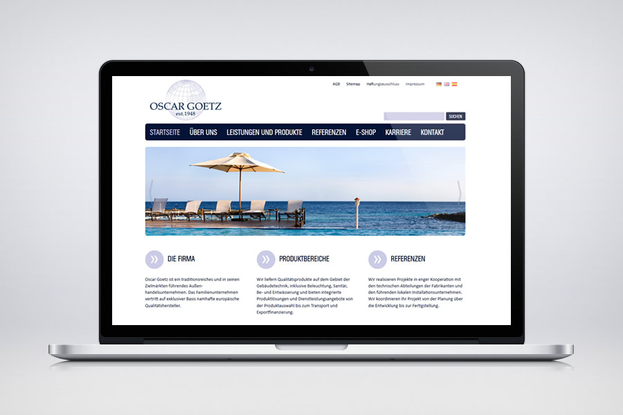 Website - Contao Referenz - Oscar Goetz