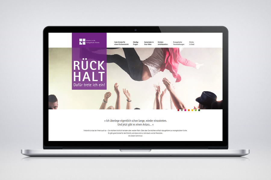 Website - Contao Referenz - Zurück zur Kirche