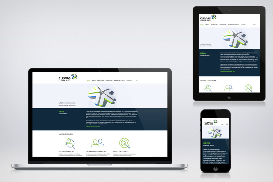 Website - Contao Referenz - Clevias