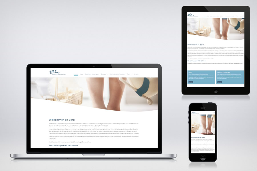 Website - Contao Referenz - Lillebror - Die Familien- und Kinderkurspraxis Lillebror