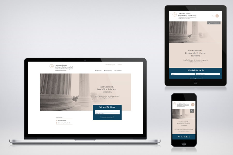 Website - Contao Referenz - Luber & Pratsch Rechtsanwälte