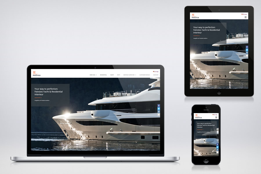 Website - Contao Referenz - Metrica